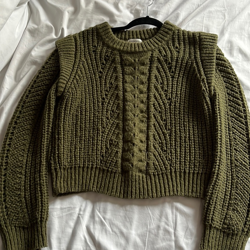 SWEATER - GREEN LOVER